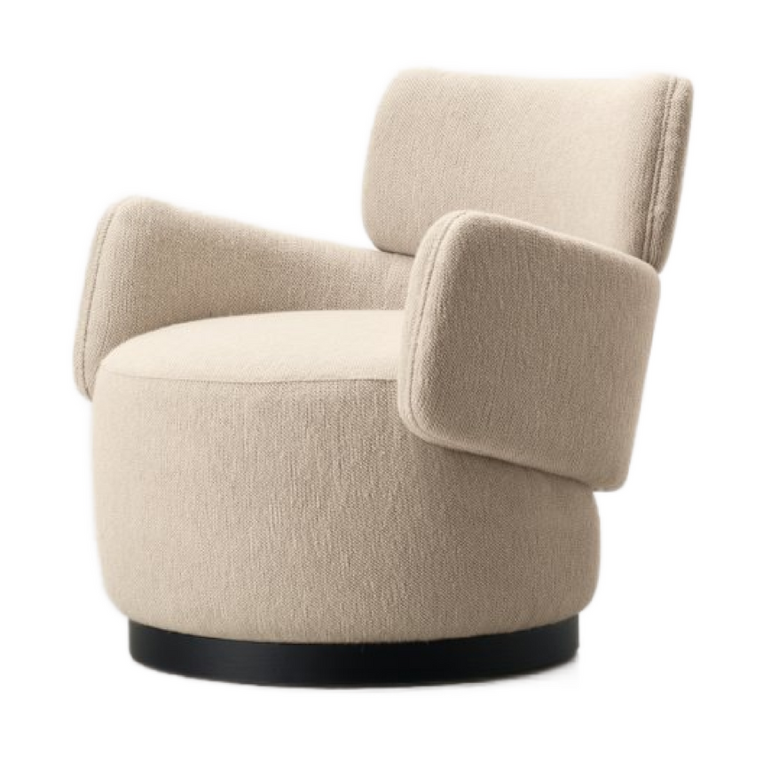 Inclined Upholstered Low Armchair | Somaschini Boris | Italianfurniture.com