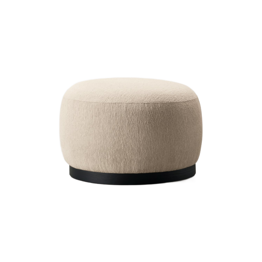 Upholstered Accent Pouf | Somaschini Boris | Italianfurniture.com