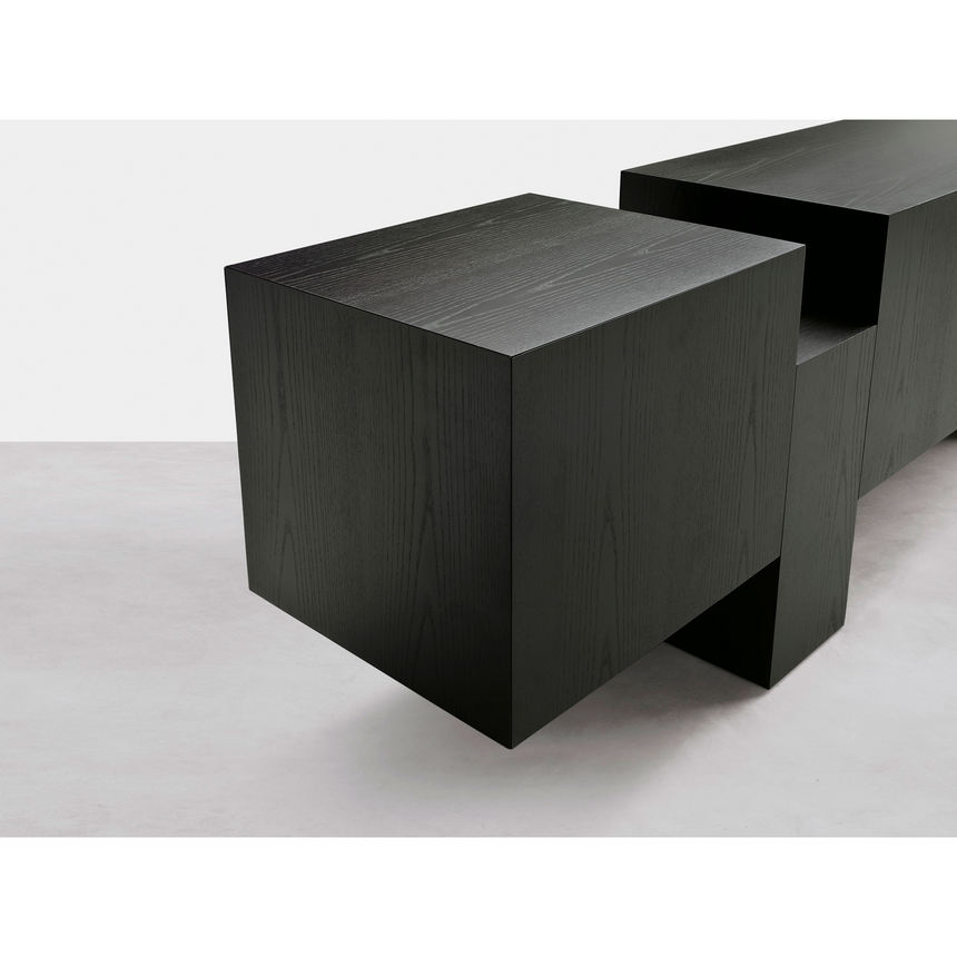 Unstructured Square Sideboard | Somaschini Dolmen | Italianfurniture.com