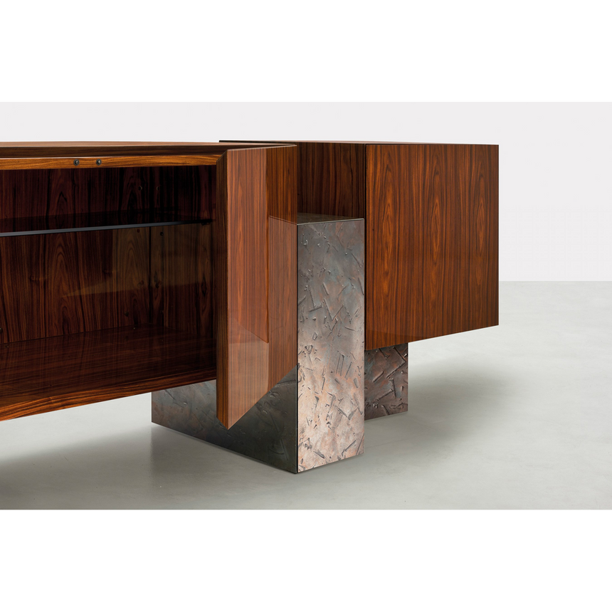 Unstructured Square Sideboard | Somaschini Dolmen | Italianfurniture.com
