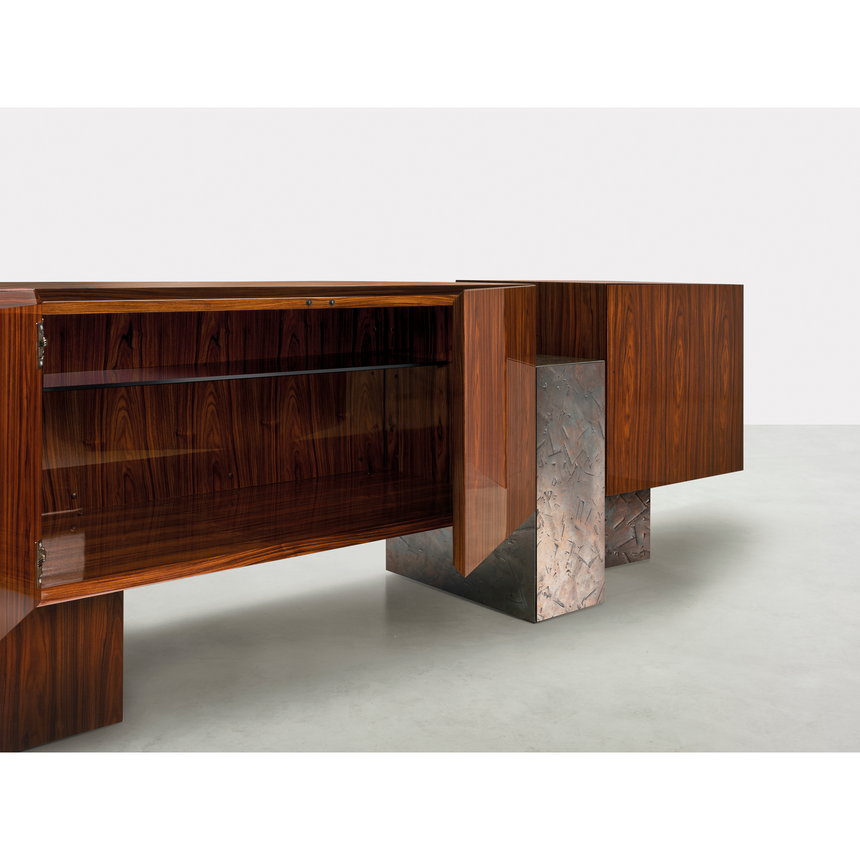 Unstructured Square Sideboard | Somaschini Dolmen | Italianfurniture.com