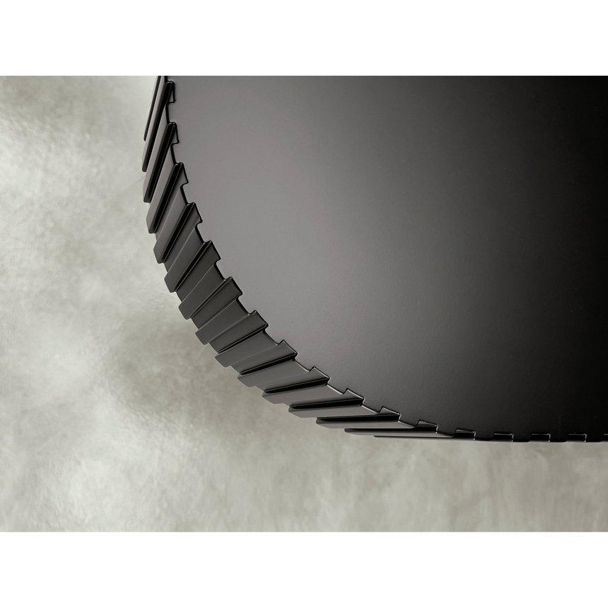 Rounded Slatted Console Table | Somaschini Diapason | Italianfurniture.com