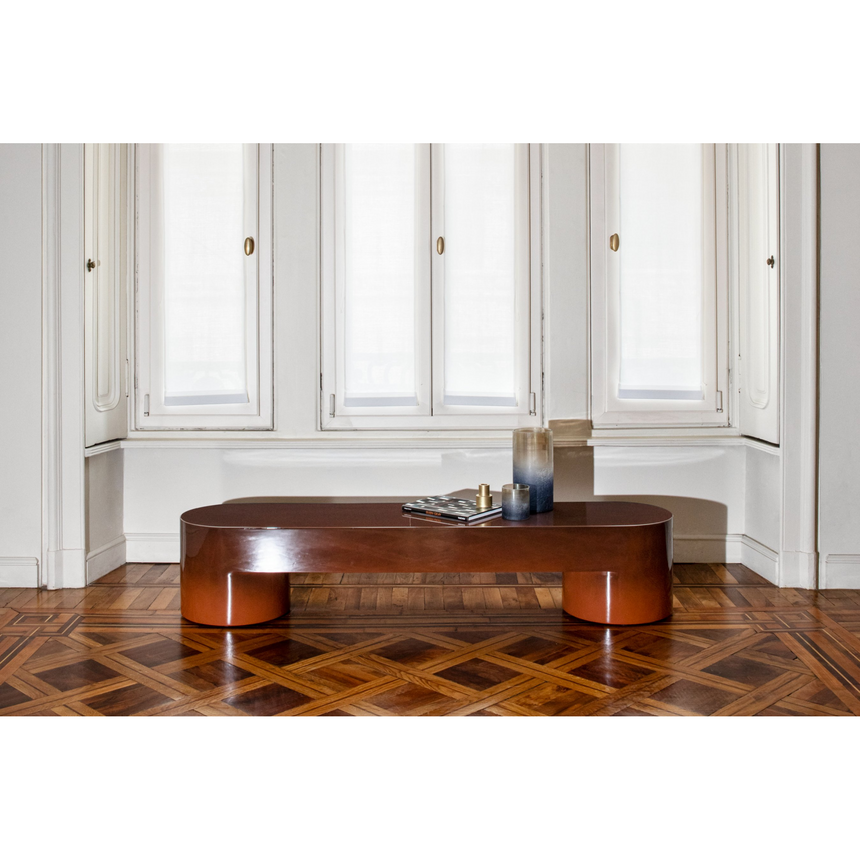 Monolithic Low Bench | Somaschini Lazy-O | Italianfurniture.com