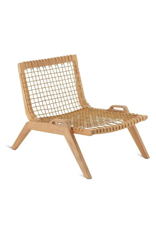 Teak Frame Stackable Lounge Chair | Unopiù Synthesis | Italianfurniture.com