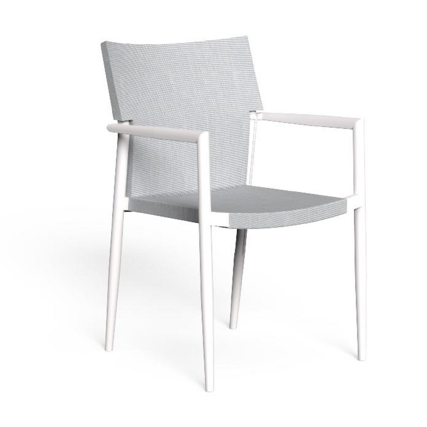 Fabric Outdoor Dining Armchair | Talenti Adam | Italianfurniture.com