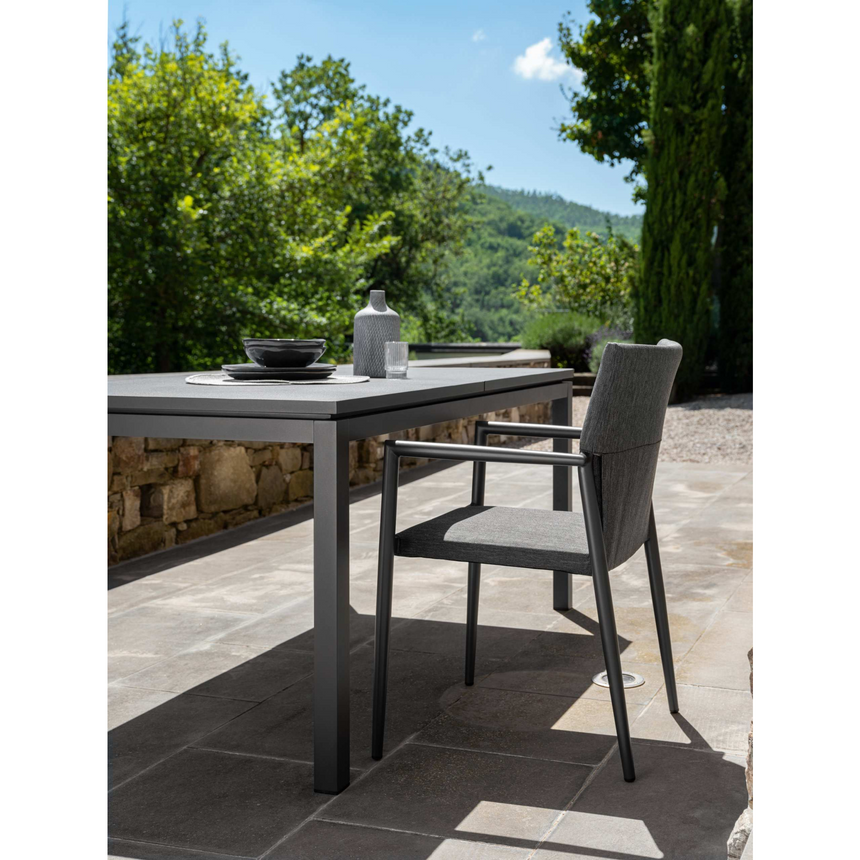 Fabric Outdoor Dining Armchair | Talenti Adam | Italianfurniture.com