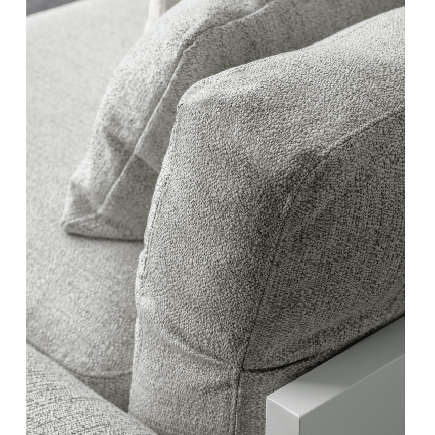 Padded Aluminium 3-Seater Outdoor Sofa | Talenti Argo | Italianfurniture.com