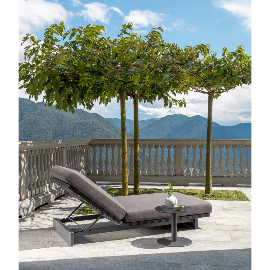 Aluminium Padded Sun Lounger | Talenti Argo | Italianfurniture.com