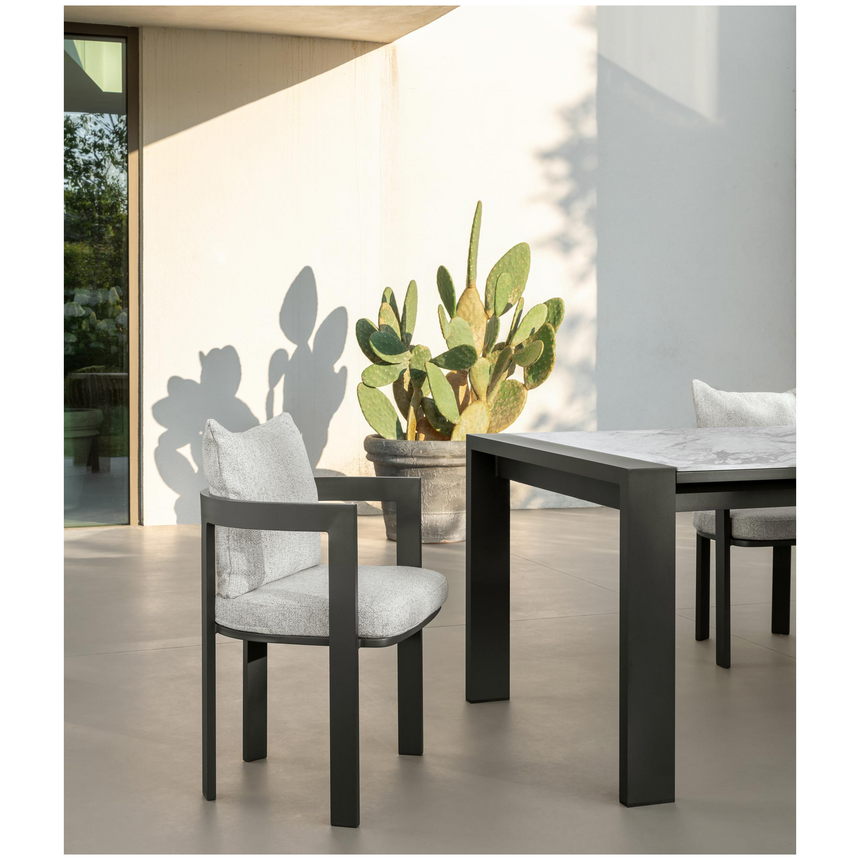 Aluminium Outdoor Dining Armchair | Talenti Argo