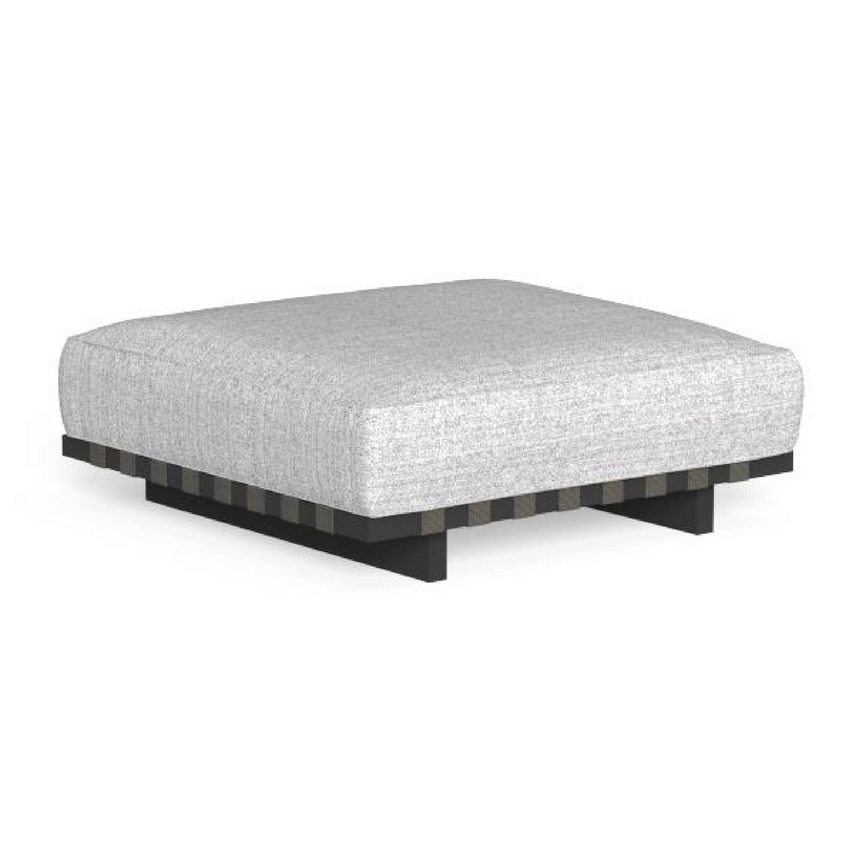Padded Aluminium Outdoor Ottoman | Talenti Argo