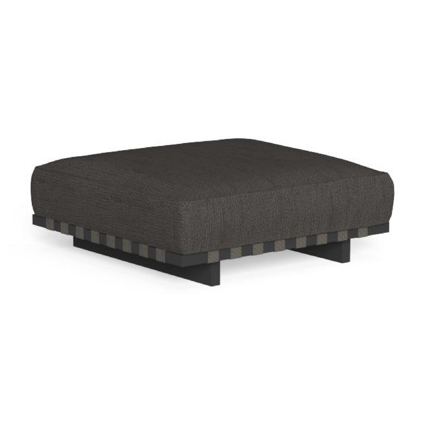 Padded Aluminium Outdoor Ottoman | Talenti Argo