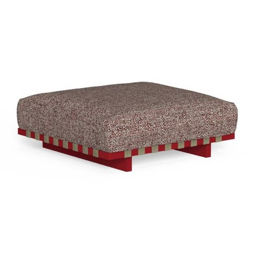 Padded Aluminium Outdoor Ottoman | Talenti Argo
