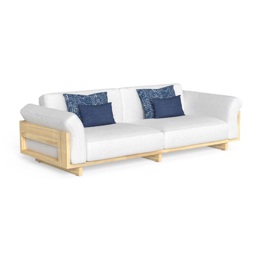 Padded Wooden Outdoor 3-Seater Sofa | Talenti Argo | Italianfurniture.com