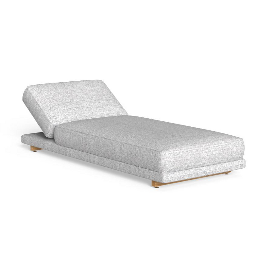 Wooden Padded Sun Lounger | Talenti Argo