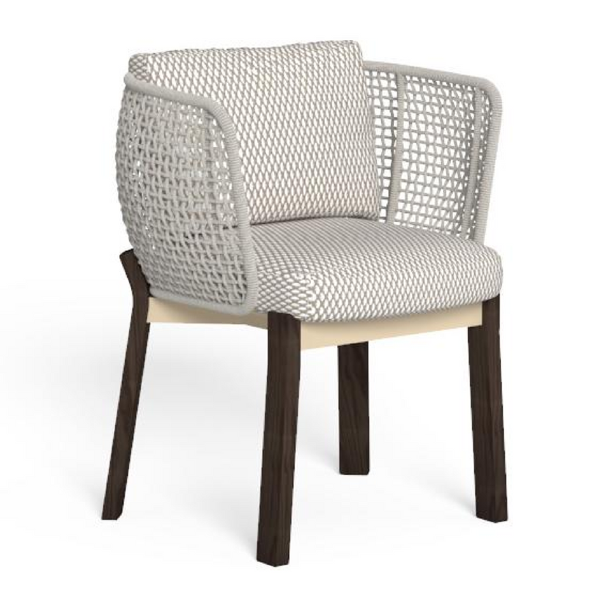Woven Rope Outdoor Dining Chair | Talenti Argo | Italianfurniture.com
