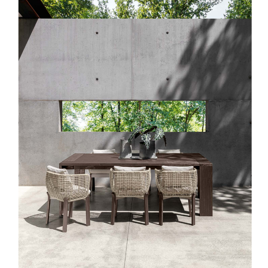 Woven Rope Outdoor Dining Chair | Talenti Argo | Italianfurniture.com