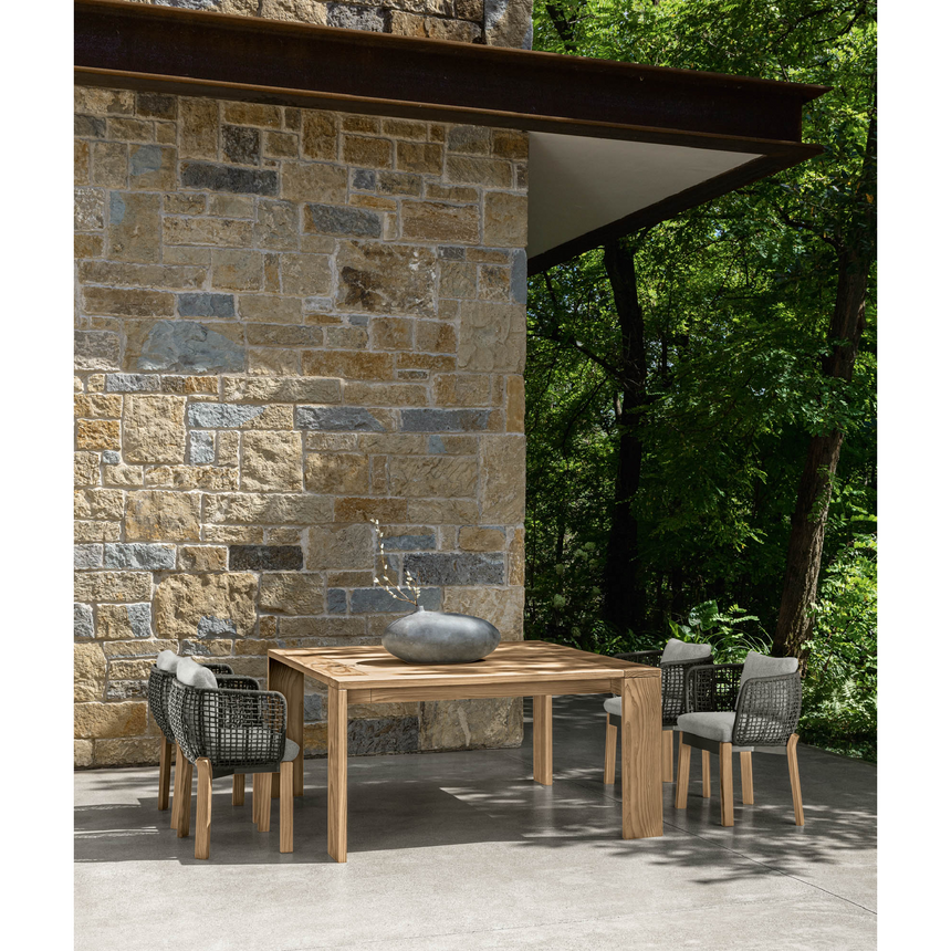 Woven Rope Outdoor Dining Chair | Talenti Argo | Italianfurniture.com