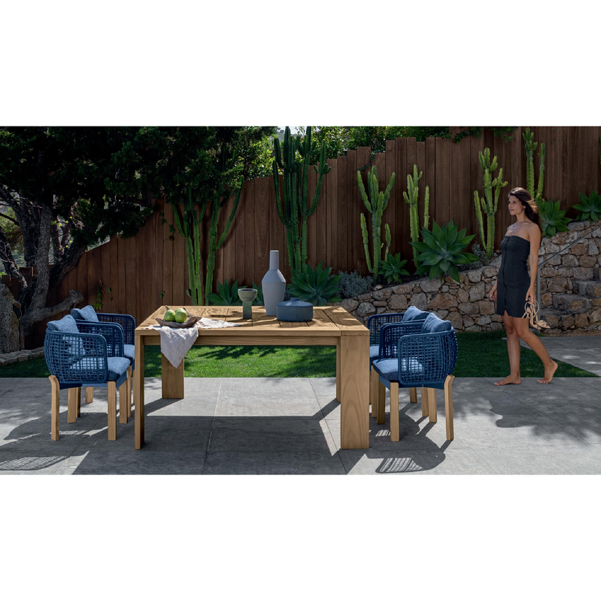 Woven Rope Outdoor Dining Chair | Talenti Argo | Italianfurniture.com