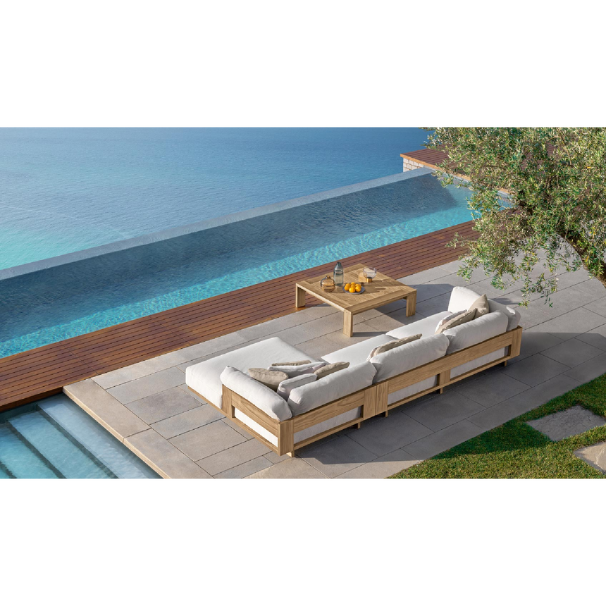 Wooden Outdoor Coffee Table | Talenti Argo | Italianfurniture.com