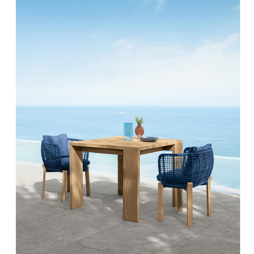 Solid Wood Outdoor Dining Table | Talenti Argo | Italianfurniture.com