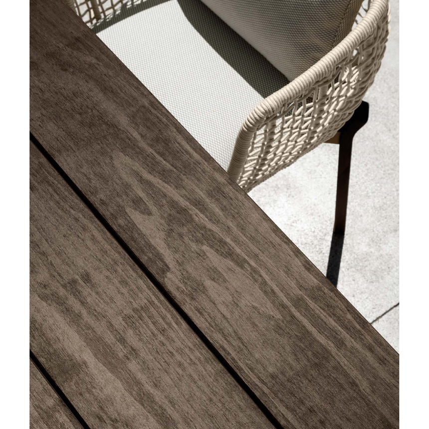 Solid Wood Outdoor Dining Table | Talenti Argo | Italianfurniture.com