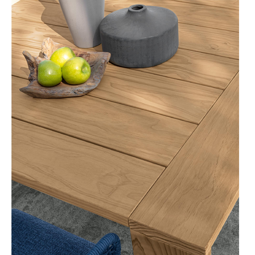 Solid Wood Outdoor Dining Table | Talenti Argo | Italianfurniture.com