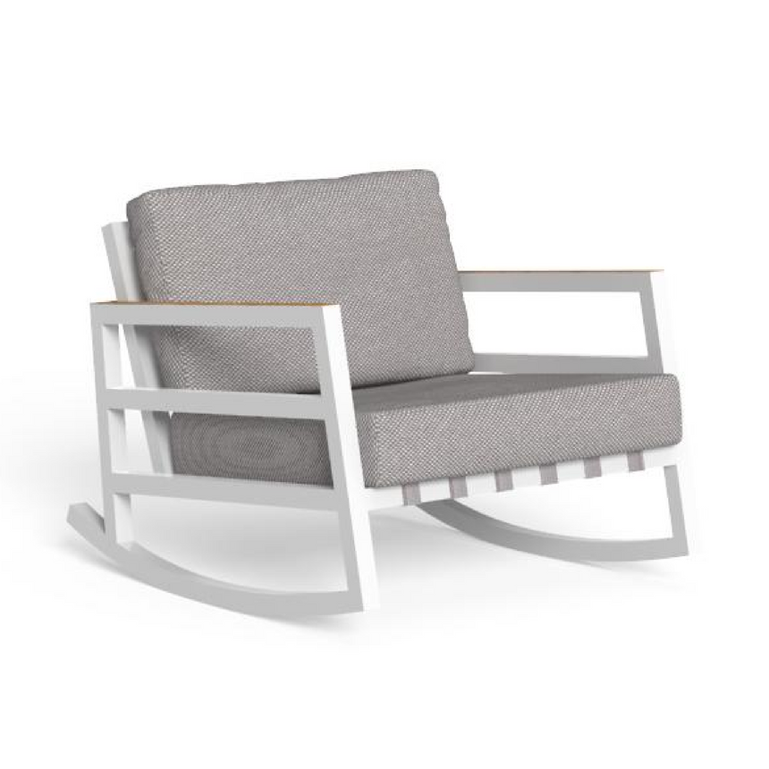 Aluminum Outdoor Rocking Chair | Talenti Alabama | Italianfurniture.com