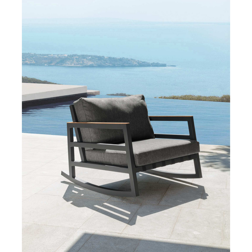 Powder-Coated Aluminum Outdoor Armchair | Talenti Alabama | Italianfurniture.com
