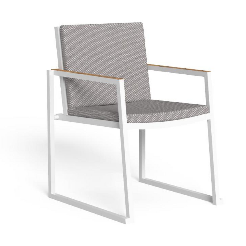 Aluminum Stackable Outdoor Dining Armchair | Talenti Alabama