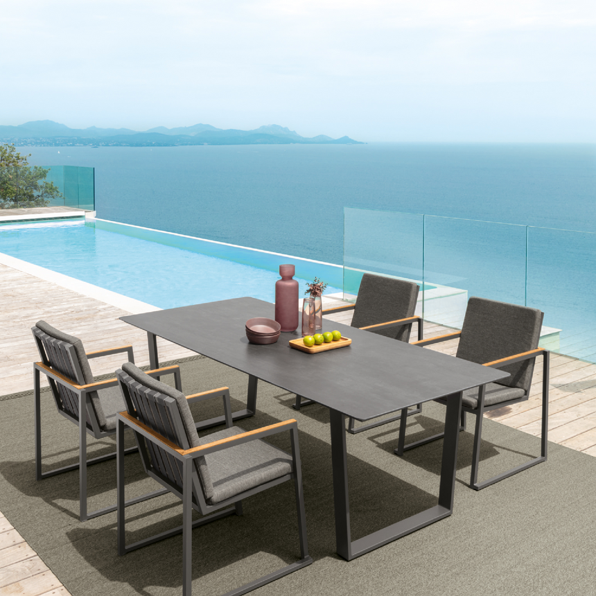 Ceramic Top Outdoor Dining Table | Talenti Alabama | Italianfurniture.com