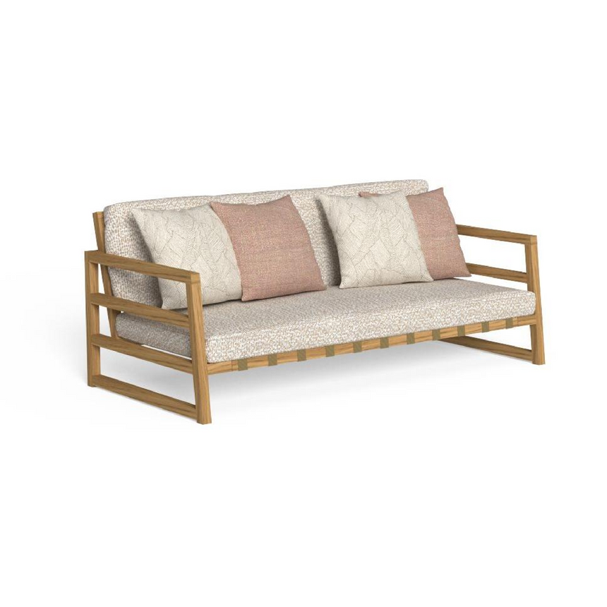 2-Seater Wooden Outdoor Sofa | Talenti Alabama | Italianfurniture.com