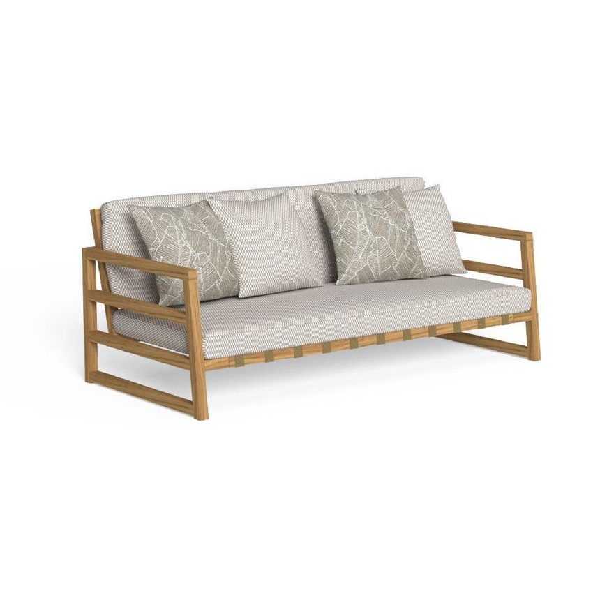2-Seater Wooden Outdoor Sofa | Talenti Alabama | Italianfurniture.com