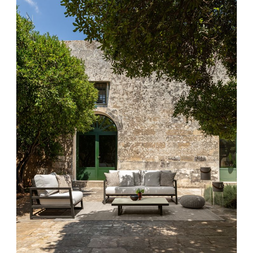 2-Seater Wooden Outdoor Sofa | Talenti Alabama | Italianfurniture.com