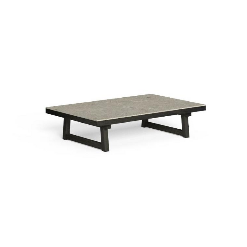 Stoneware Wooden Outdoor Coffee Table | Talenti Alabama | Italianfurniture.com