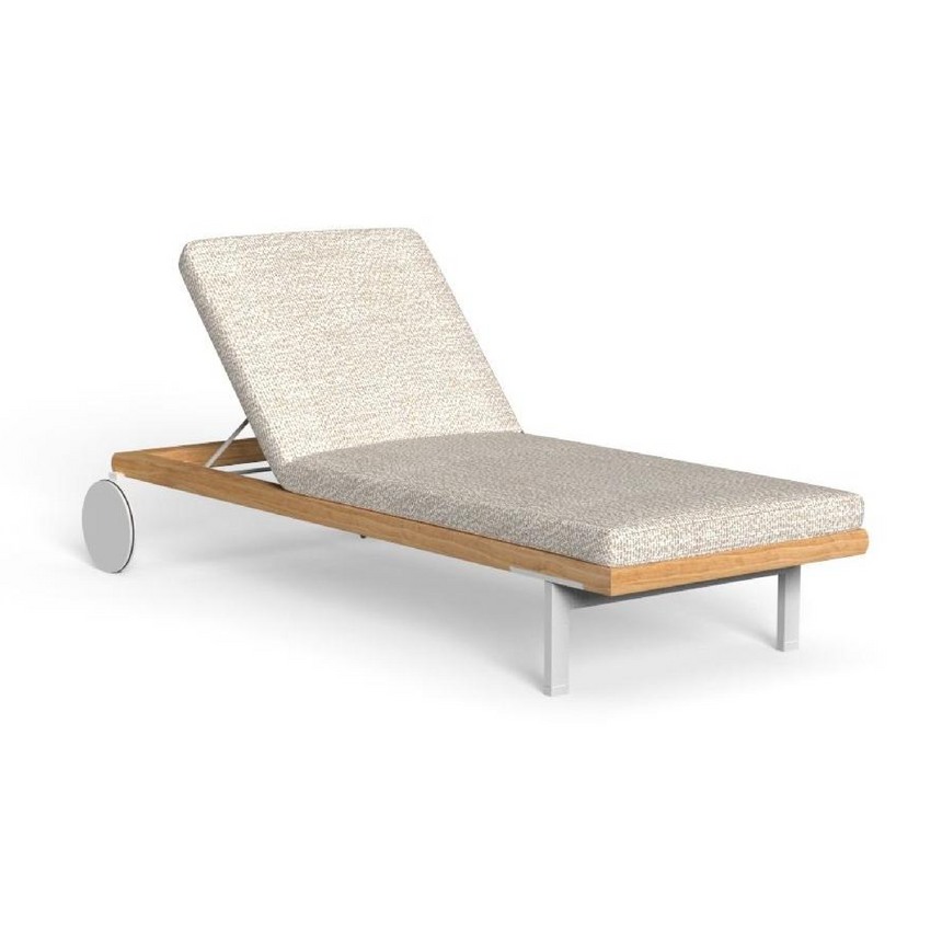 Natural Teak Sun Lounger | Talenti Allure | Italianfurniture.com