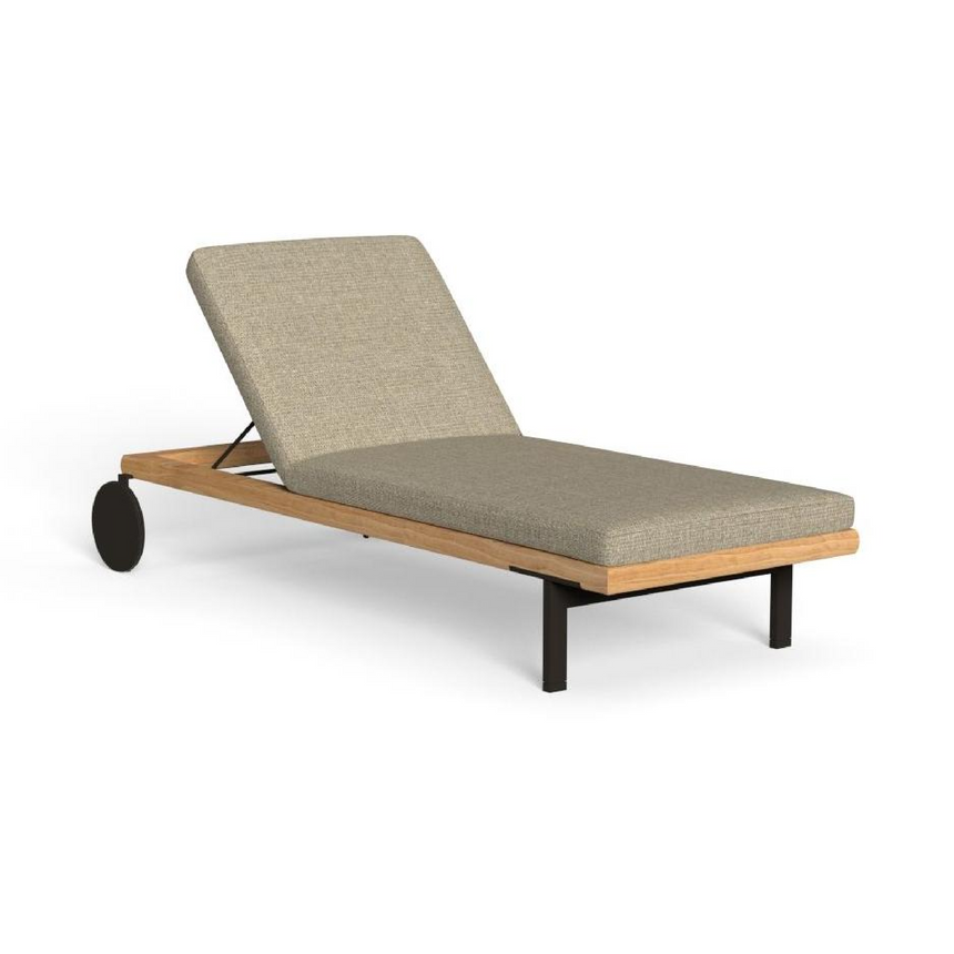 Natural Teak Sun Lounger | Talenti Allure | Italianfurniture.com