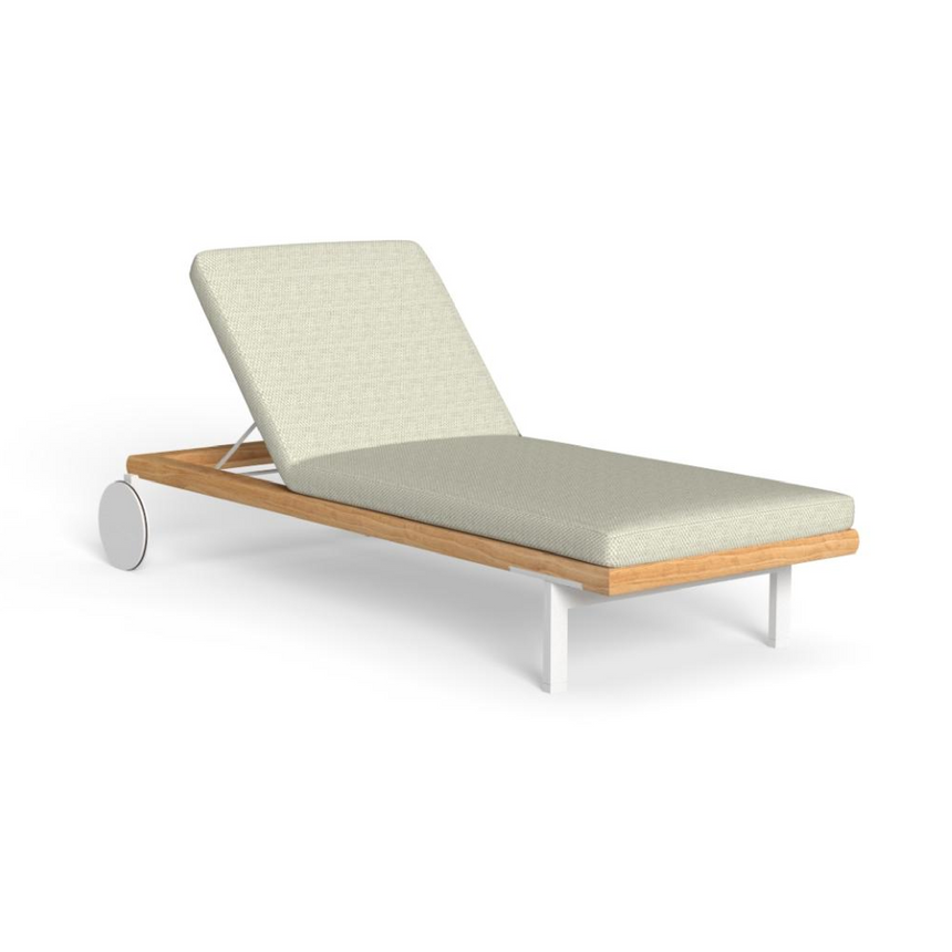 Natural Teak Sun Lounger | Talenti Allure | Italianfurniture.com