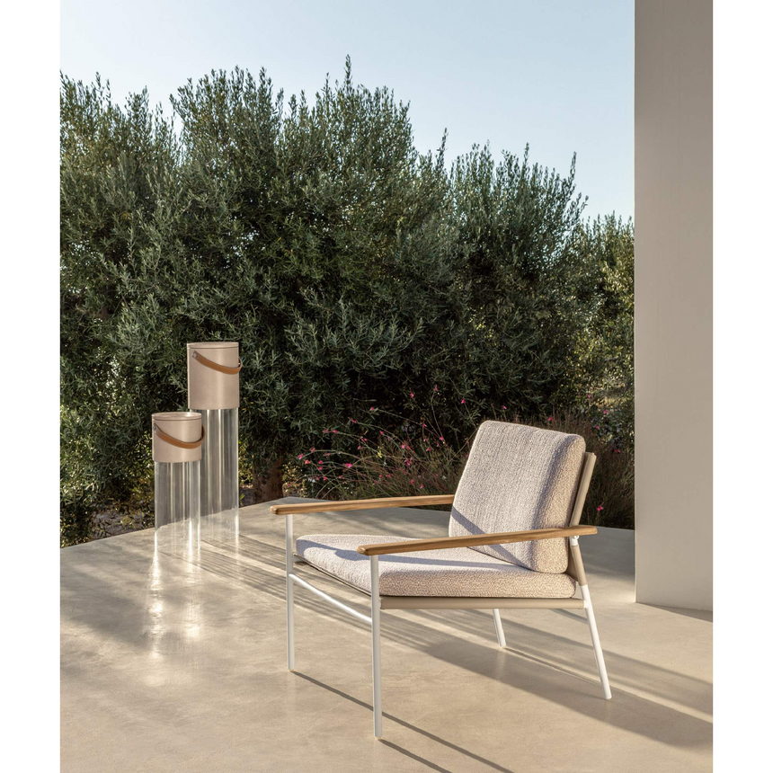 Eco-Leather Outdoor Lounge Armchair | Talenti Allure | Italianfurniture.com