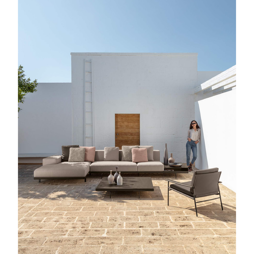 Eco-Leather Outdoor Lounge Armchair | Talenti Allure | Italianfurniture.com