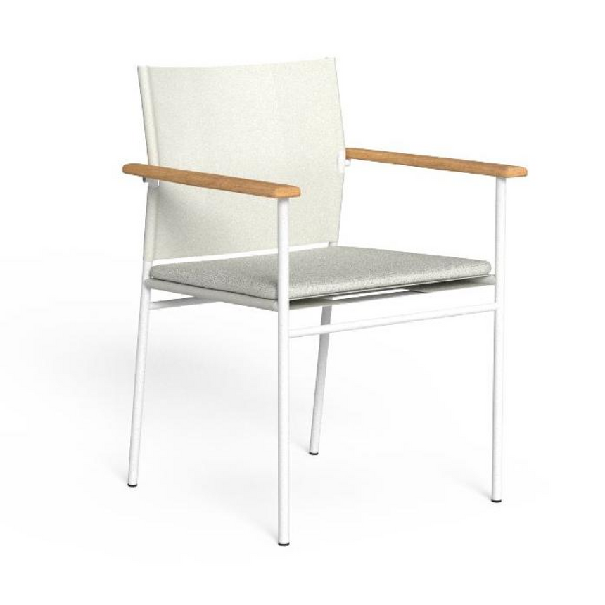 Leather Outdoor Dining Chair | Talenti Allure | Italianfurniture.com