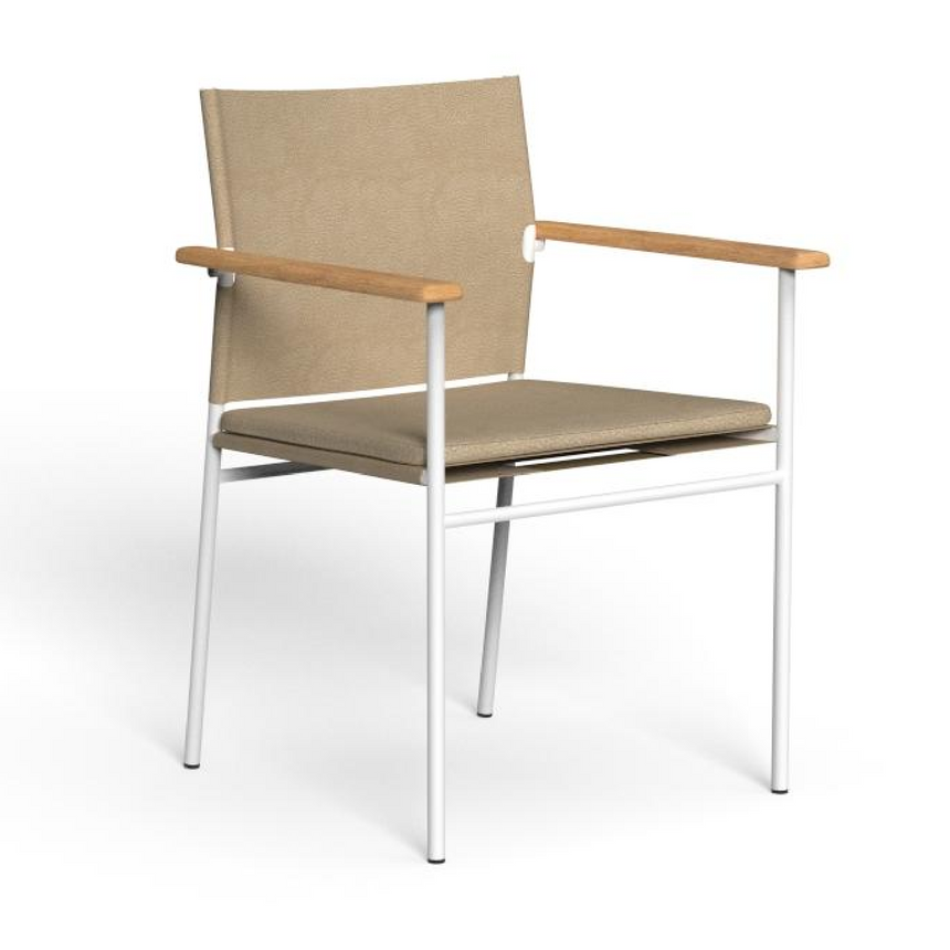 Leather Outdoor Dining Chair | Talenti Allure | Italianfurniture.com