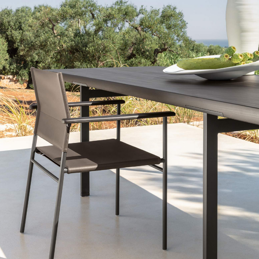 Leather Outdoor Dining Chair | Talenti Allure | Italianfurniture.com