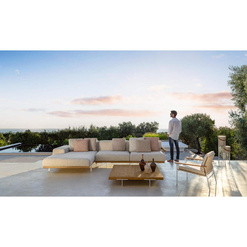 Solid Wood Outdoor Coffee Table | Talenti Allure | Italianfurniture.com