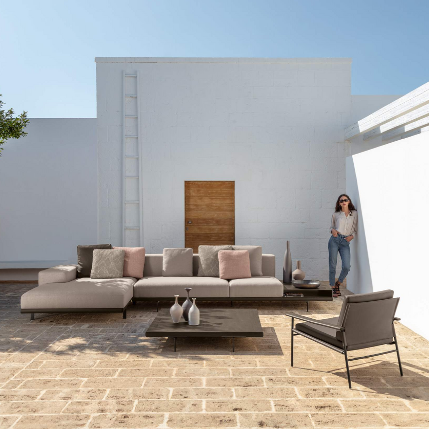 Wooden Outdoor Shelf Coffee Table | Talenti Allure | Italianfurniture.com