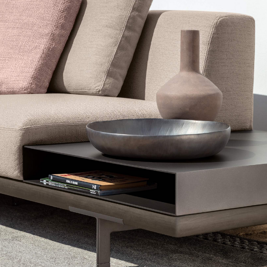 Wooden Outdoor Shelf Coffee Table | Talenti Allure | Italianfurniture.com