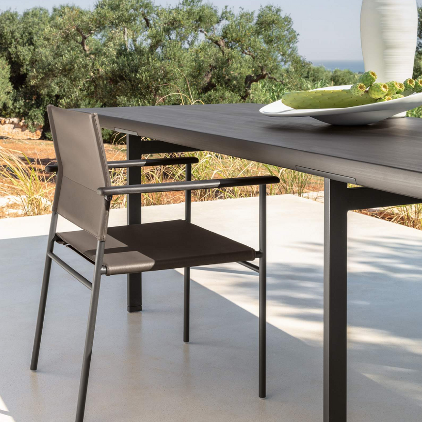 Solid Wood Outdoor Dining Table | Talenti Allure | Italianfurniture.com
