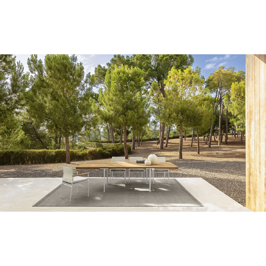 Solid Wood Outdoor Dining Table | Talenti Allure | Italianfurniture.com