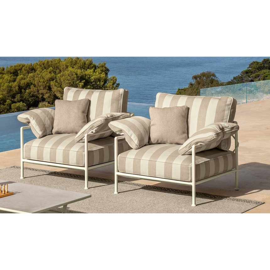 Metal Framed Outdoor Coffee Table | Talenti Capri | Italianfurniture.com