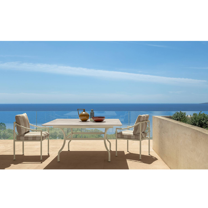 Metal Framed Outdoor Dining Armchair | Talenti Capri | Italianfurniture.com