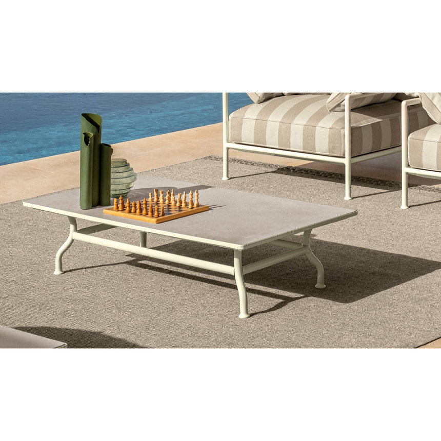 Metal Framed Outdoor Coffee Table | Talenti Capri | Italianfurniture.com